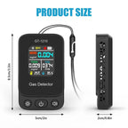 A25P Gas Co2 Meter Air Quality Sensor 5 IN1 CO2 Carbon Dioxide Detector TVOC HCHO Temperature Humidity Tester