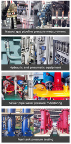 LCD Display Pressure Transmitter 4-20mA 0-5V 10V RS485 Output Water Gas Oil Pressur Sensor Negative Vacuum Pressure Transducer