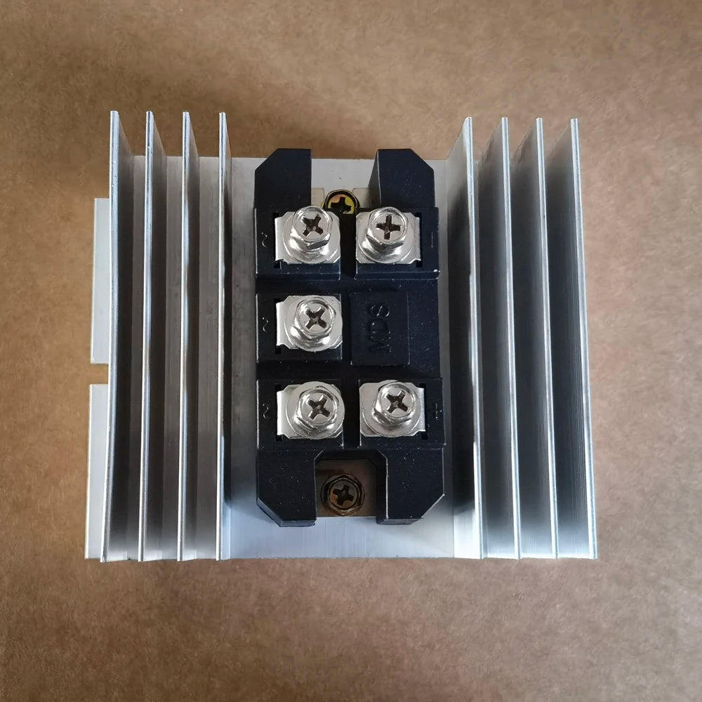 MDS100A MDS150A 1600V 3 Phase Diode Bridge Rectifier 100A 150A with W95 Heat Sink Industrial Sturdy Shockproof Packaging