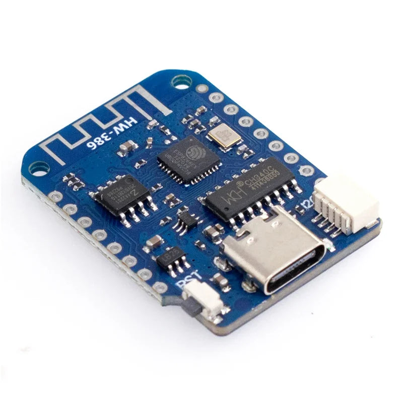 D1 Mini V4.0.0 TYPE-C USB WIFI Internet of Things Board based ESP8266 4MB LOLIN 12C MicroPython Nodemcu Arduino Compatible