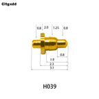 5pcs Pogo Pin Connector Pogopin Battery Spring Loaded Contact SMD Needle PCB 2 3 4 5 6 7 8 9 10 12 14 MM Test Probe H021 - H040