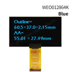 Winstar WEO012864K 31P COG Graphic SPI/I2C/6800/8080 SSD1309 3V 2.7" 27 2.7 inch 128x64 OLED Display