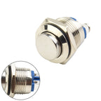12V 16mm Metal Waterproof Push Button Momentary On Off Horn Switch Start Brass Durable And Practical Button Switch Hot Sale