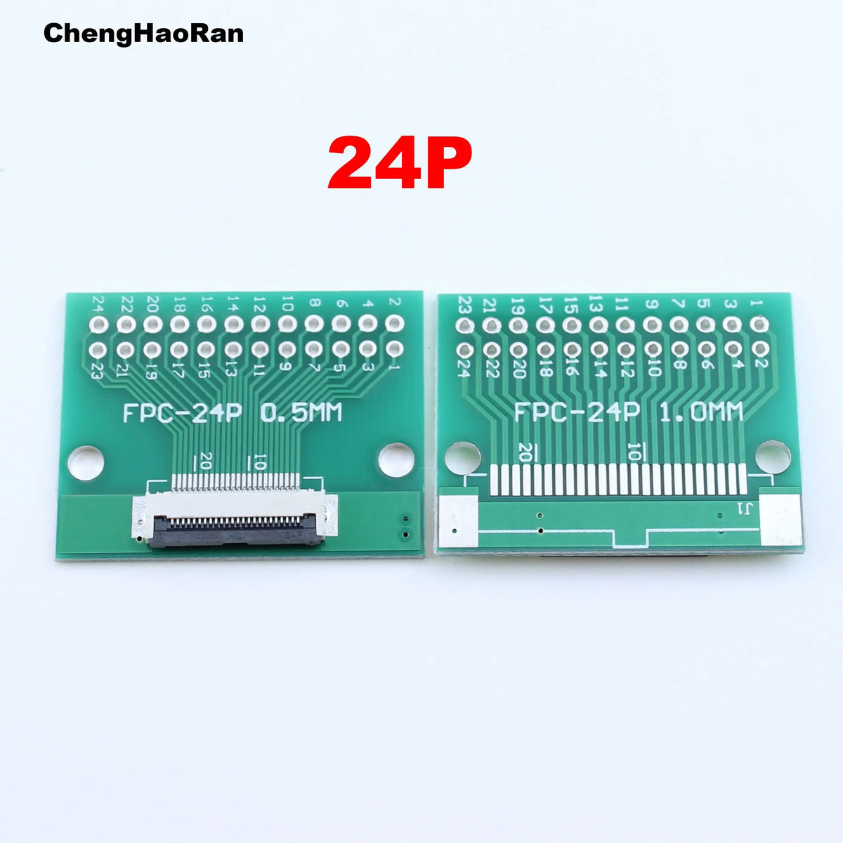 1pcs 4P 6P 8P 10P 12P 14P 15P 16P 18P 20P Test Board Adapter Double Rows Plate Connector 2.54mm 0.5mm Flip FPC Soft Flex Cable