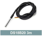 1-10pcs DS18B20 Stainless Steel Waterproof DS18b20 1m 3m 5m Thread Temperature Probe Temperature Sensor 18B20 Cable For Arduino