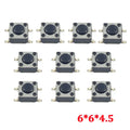 20/50/100pcs Push Button Switch 6*6*4.5/6*6*6.5 Tact Switch Tactile 6x6x4.5/6x6x6.5 SMD SMT Height Is 4.5mm 6.5mm