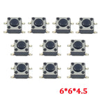 20/50/100pcs Push Button Switch 6*6*4.5/6*6*6.5 Tact Switch Tactile 6x6x4.5/6x6x6.5 SMD SMT Height Is 4.5mm 6.5mm