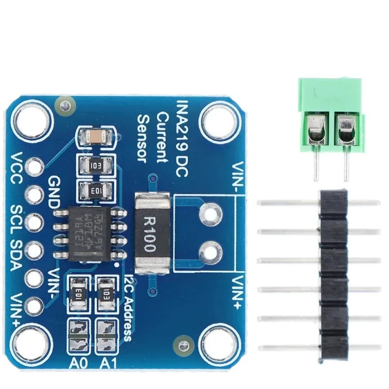 1-10pcs INA219 Bi-directional DC Current Power Supply Sensor Breakout Module DIY 3V-5V IIC I2C Power Monitoring Sensor Module