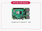 Original Raspberry Pi 4 Model B 1GB/2GB/4GB/8GB RAM 64 bit quad core processor 1.5GHz, supports WiFi Bluetooth 5.0
