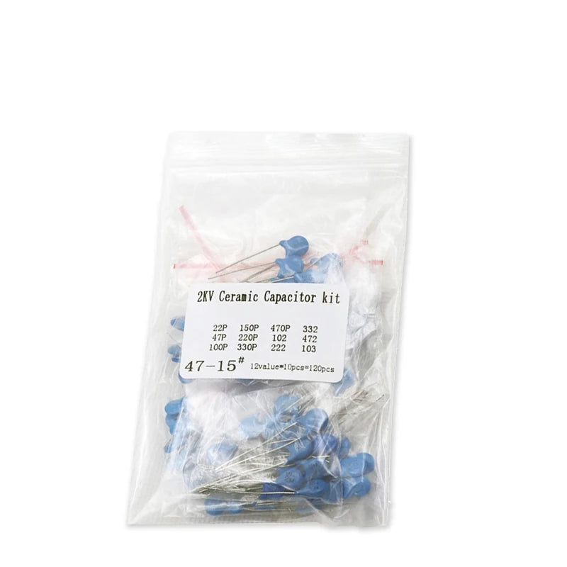 1KV 2KV 3KV High Voltage Ceramic Capacitor KIT 5PF 30PF 47PF 56PF 100PF 220PF 1NF 2.2NF 3.3NF 4.7NF 10NF 100NF 471 222 223 103