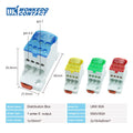 UKK Distribution Box One In Several Out Power Electrical Connector Junction Din Rail Terminal Block UKK80A/125A/160A/250A/400A