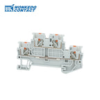 10Pcs PTTB 1.5/S Double Level Push-in Din Rail Terminal Block PT 1.5mm² Cable Electrical Wire Connector PTTB1.5 PTTB-1.5
