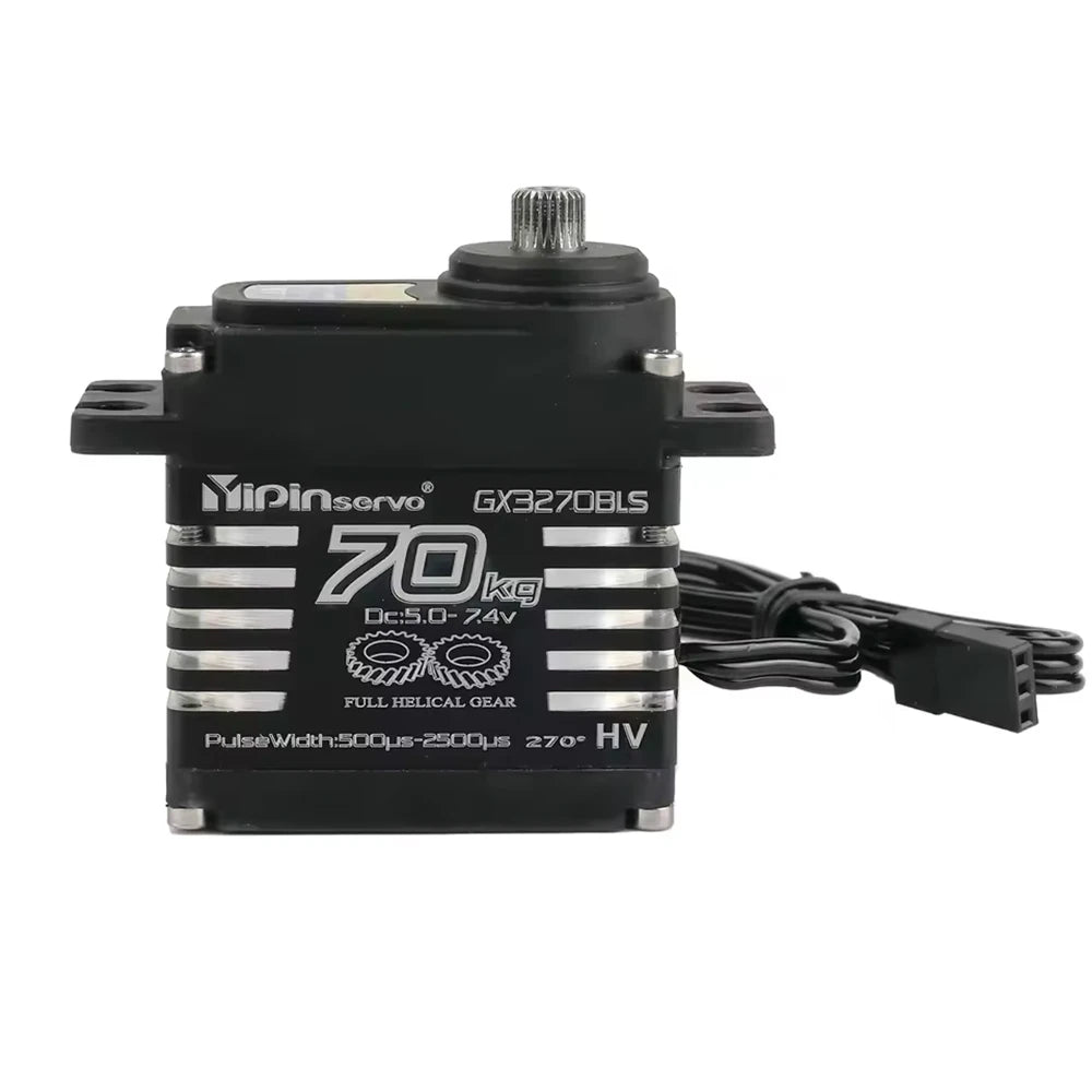 70KG 60KG 55KG Brushless Servos Magnetic Induct 8.4V Steel Helical Gear Servos Motor 25T Metal Servo Arm For 1/8 1/10 RC Car