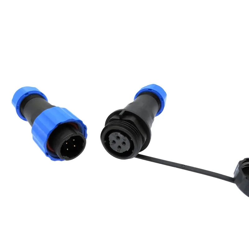 Waterproof Connector SP16 IP68 Cable Connector Plug & Socket Male and Female 2 3 4 5 6 7 8 9 Pin