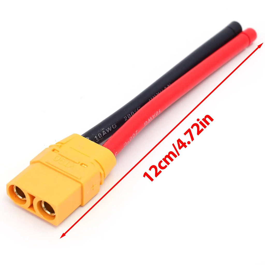 XT90 Male Female Conversion Plug Connection Cable With 10AWG Silicone Extension Lead Wire Battery RC Planes Car Accessories