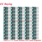 100Pcs/1pc AMS1117 3.3V 5V Power Supply Module AMS1117-3.3 AMS1117-5.0 LDO Linear Voltage Regulator Board 800mA PCB