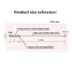 B3950  NTC 5K 10K 15K 20K 50K 100K L500MM Precision Epoxy Thermistor Temperature Sensor
