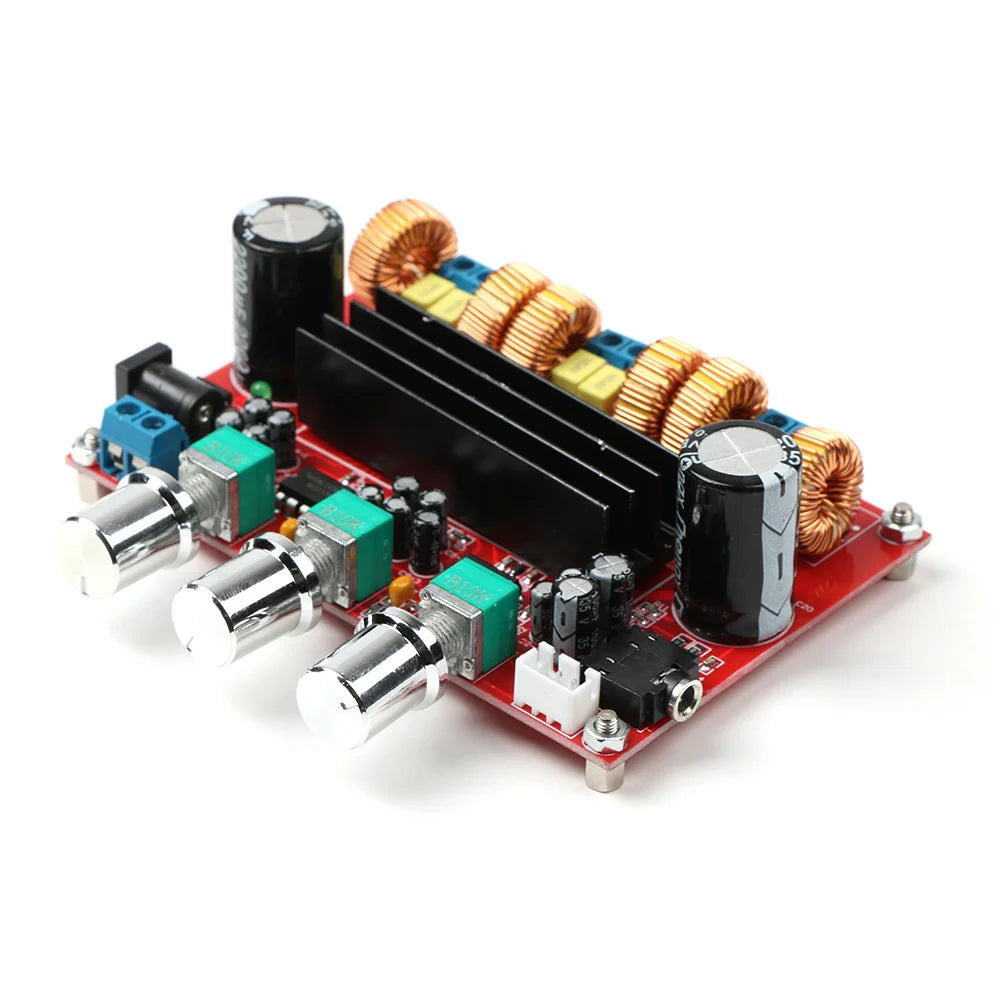 Dual TPA3116D2 Power Subwoofer Amplifier Board 2*50W+100W 2.1 Channel TPA3116 Audio Stereo equalizer AUX Amp