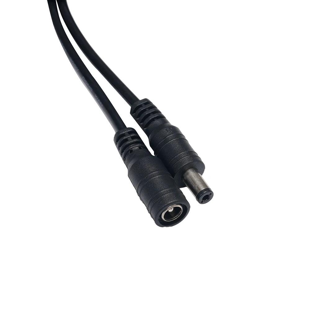 DC 12V Male Female Pigtails Power Cable 2.1mm*5.5mm 2Pin Connector Wire Power Plug Cord for CCTV Camera Router LED Strip Lights