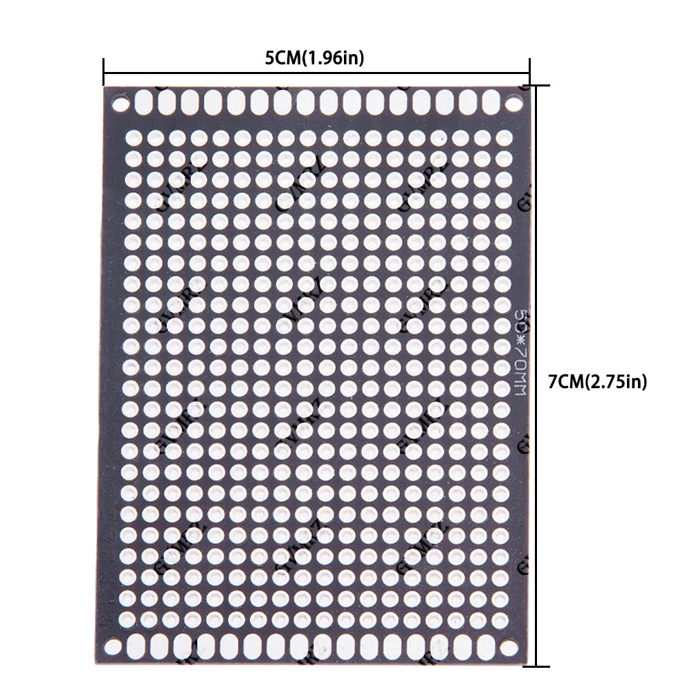 5x7cm/2x8cm/3x7cm/9x15cm/8x12cm Universal Through Hole Perfboard Double Sided PCB Prototype Board  Perfboard for DIY Electronics
