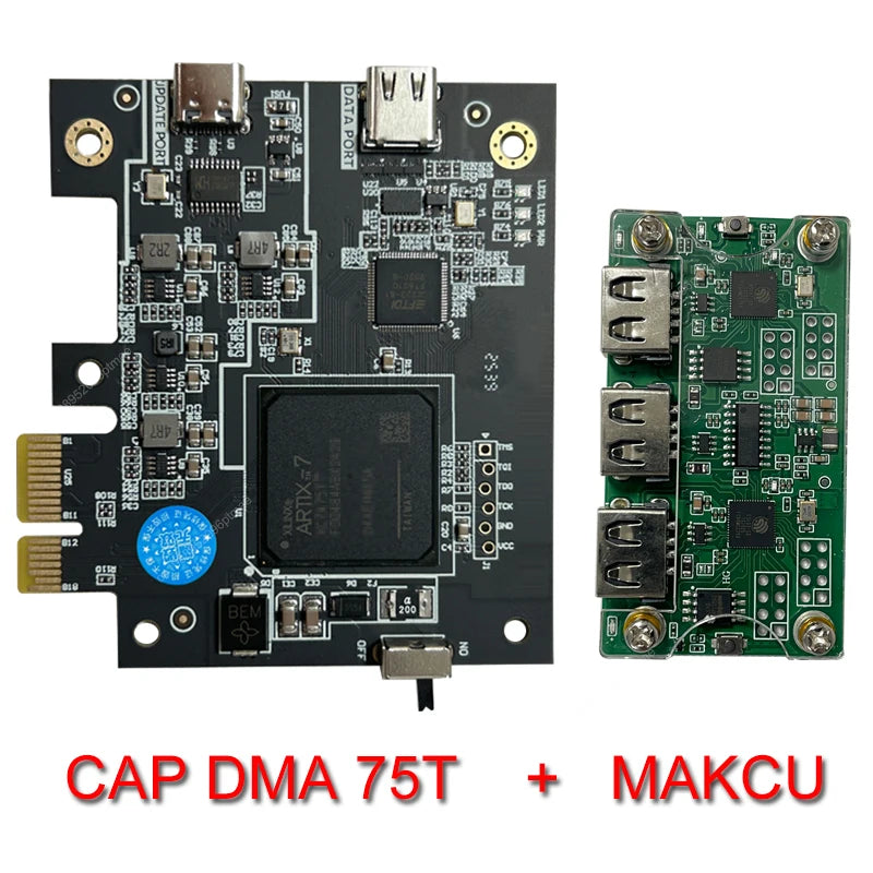 Cap DMA 75t Card/ FPGA DMA Board Cap 75T DMA Card Direct Memory Access + MAKCU Arduino Development Boards ESP32-S3