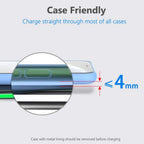 30W Wireless Charger LED Phone Charger Stand Suitable for IPhone17 16 15 14 13 12 Pro Fast Charging Base for Xiaomi Samsung