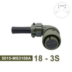 18S-3 18S-10 18S-11 Circular Connector 5015 MIL STD Plug Socket Military Specification Connector MIL-C MS3102A MS3106A MS3108A