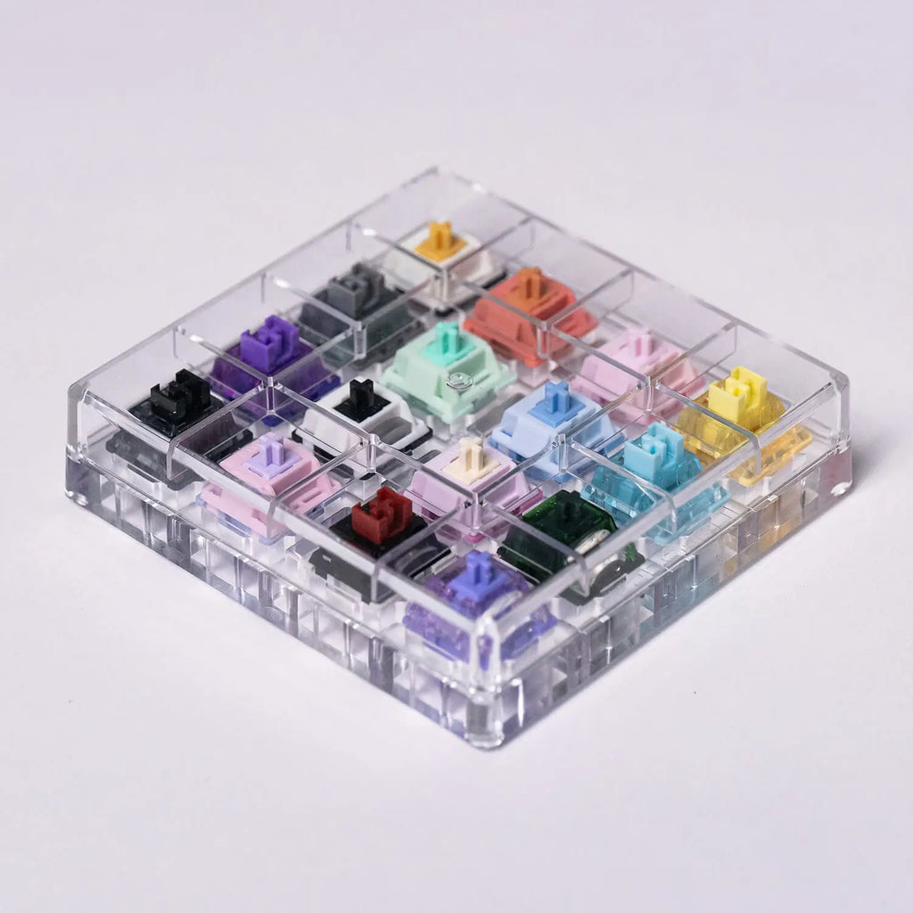 Akko x MonsGeek Acrylic 16-key Switch Tester Linear/Tactile/Clicky/Silent Switches(Subject to the Actual Product)