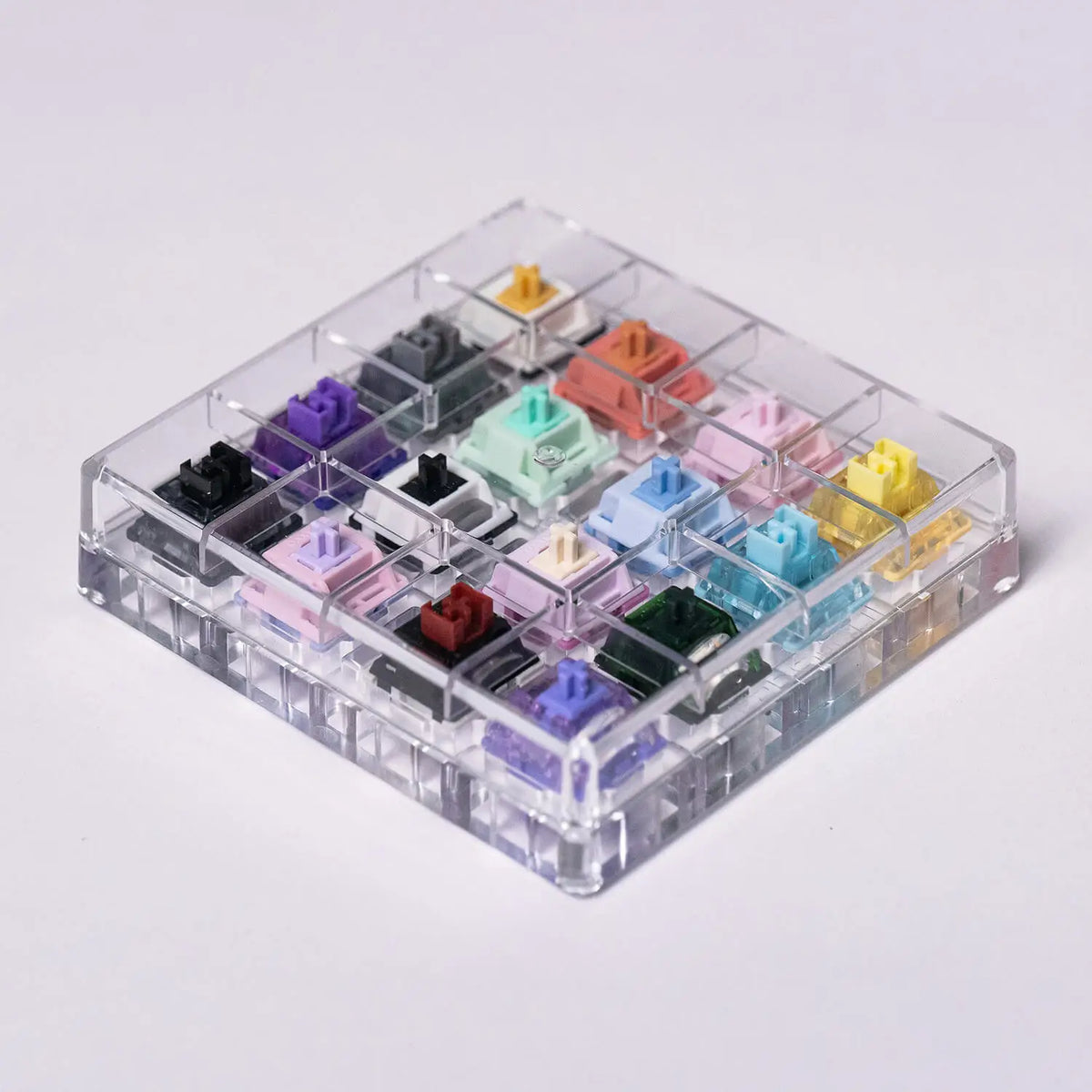 Akko x MonsGeek Acrylic 16-key Switch Tester Linear/Tactile/Clicky/Silent Switches(Subject to the Actual Product)