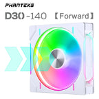 Phanteks D30-140 ARGB Case Fan 140mm CPU Cooling Fan 4PIN PWM Air Cooler Fans Wireless Splicing Computer Heat Dissipation Fan