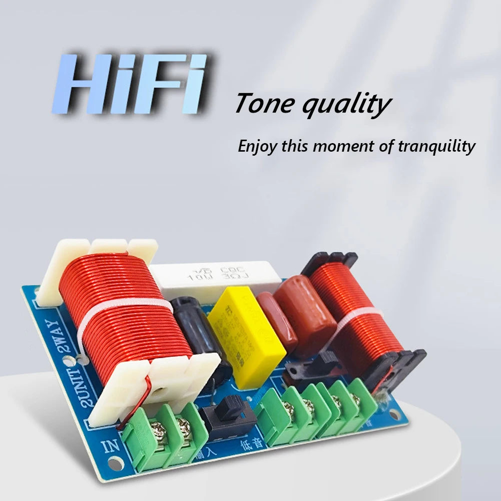 2-Way 250W 2500-3000Hz Frequency Divider DIY Speaker Filter Circuit Home Theater HiFi Stereo Audio Crossover Filters Modificatio