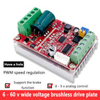 DC9~60V BLDC Motor Driver 3-Phase DC Brushless with Hall Motor Controller PWM Drive Control Module Motor Speed Controller