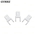 100PCS/lot  4.8mm 6.3mm PCB Spade Terminal Connector Cold Press Tab Solder Lug Male Crimp Terminal Plate for Circuit Board