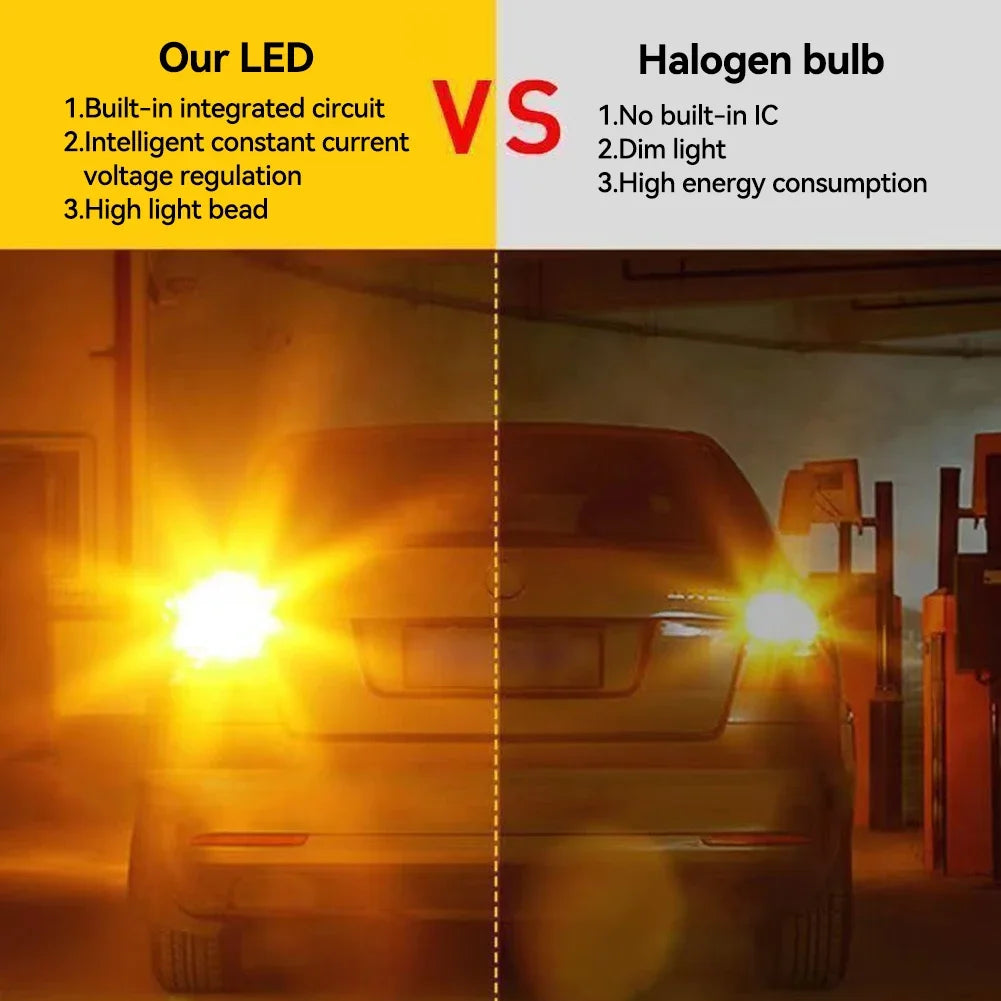 Car LED 1156/1157/T20 Signal Lights Headlight Bulbs Turn Lamp Running Light Bright 3030 36smd PY21W Anti Flicker Brake Lamp