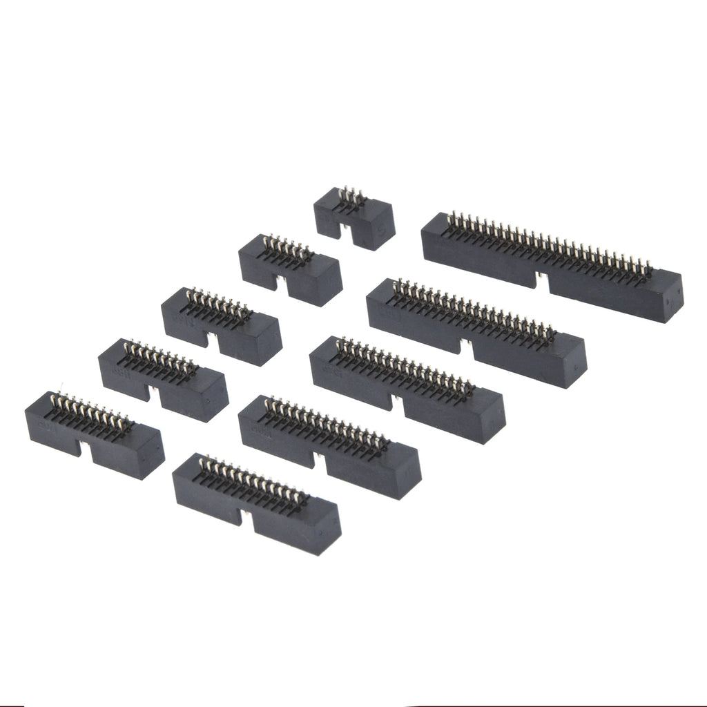 10pcs 1.27MM 6/8/10/20/24/26/34/40/44/50/60P 60PIN JATG IDC3 MALE SOCKET straight idc box headers PCB CONNECTOR DOUBLE ROW  IDC3