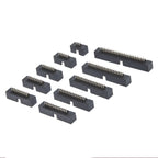 10pcs 1.27MM 6/8/10/20/24/26/34/40/44/50/60P 60PIN JATG IDC3 MALE SOCKET straight idc box headers PCB CONNECTOR DOUBLE ROW  IDC3