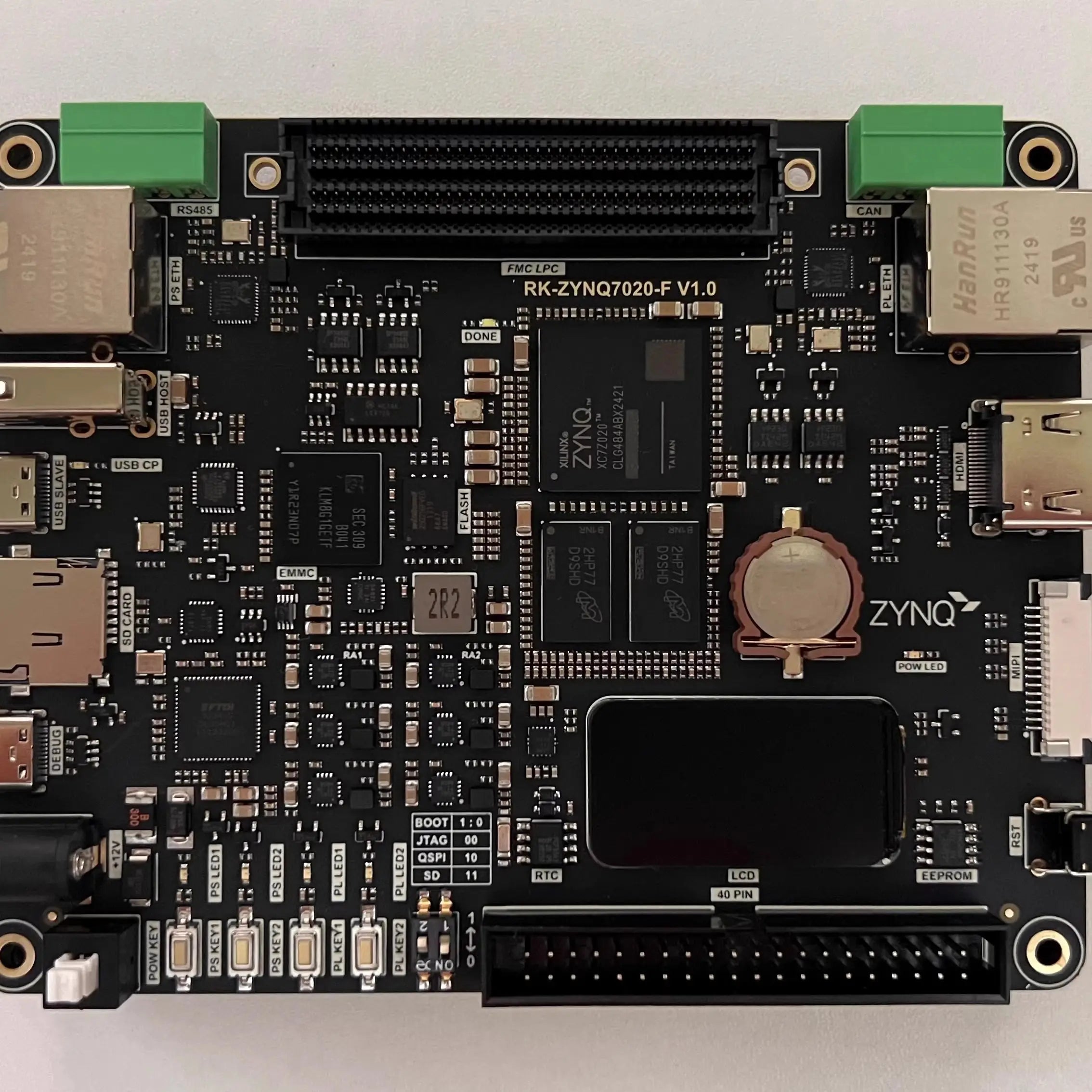 ZYNQ7020 Development board XC7Z020-CLG484 RK-ZYNQ7020-F XILINX FPGA FMC supports AD9361 sub-card