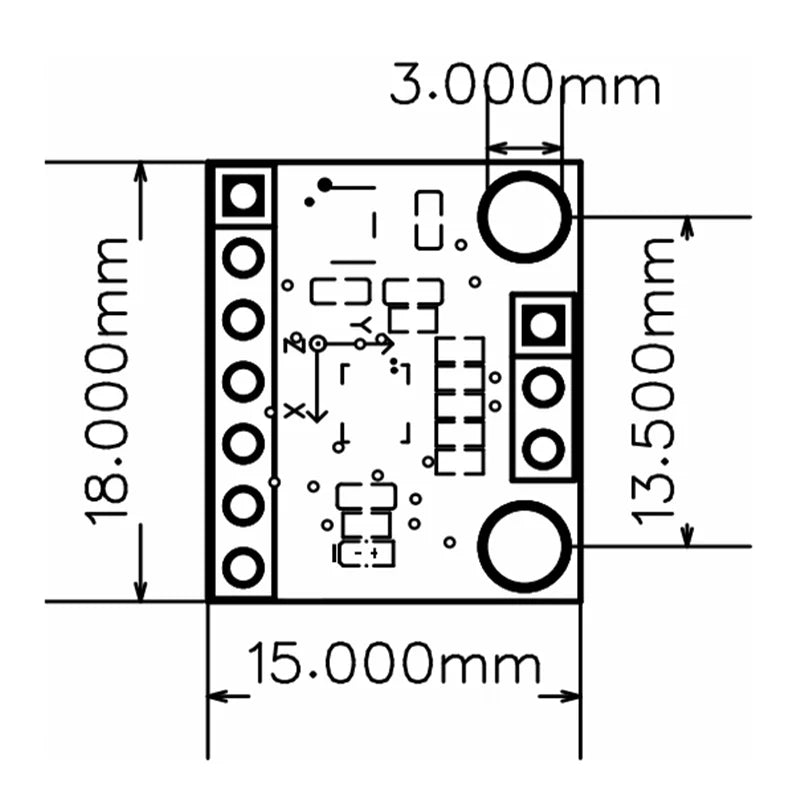 1PCS BMI323 High Performance 6-Axis Inertial Measurement Unit Sensor Module, Higher Performance Than BMI160 & MPU6050