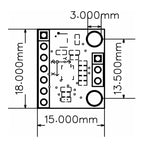 1PCS BMI323 High Performance 6-Axis Inertial Measurement Unit Sensor Module, Higher Performance Than BMI160 & MPU6050