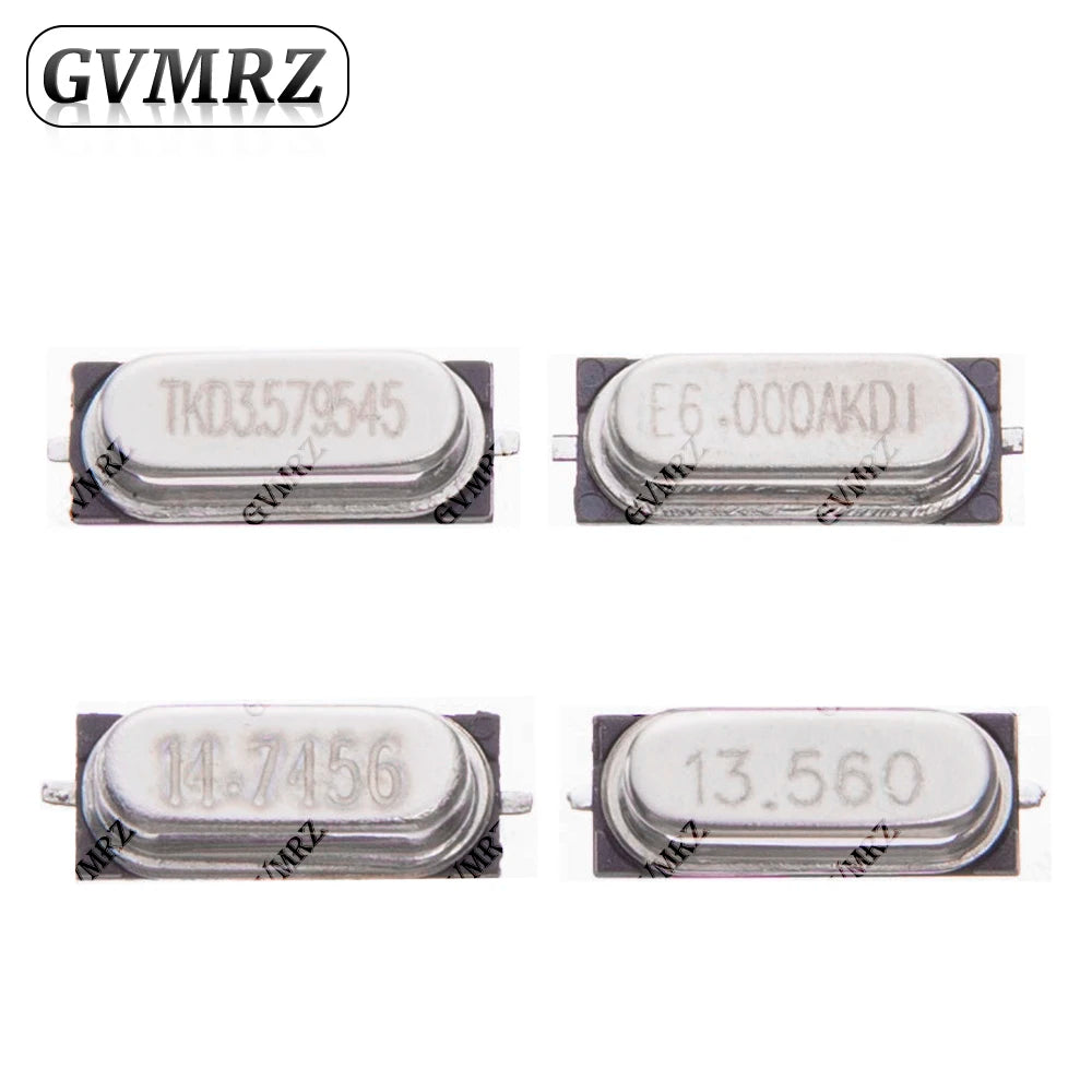 10PCS HC-49SMD SMD 2PIN Passive Crystal Oscillator 16MHZ 20MHZ High Precision Quartz Resonator 4MHZ 6MHZ 8MHZ 12MHZ
