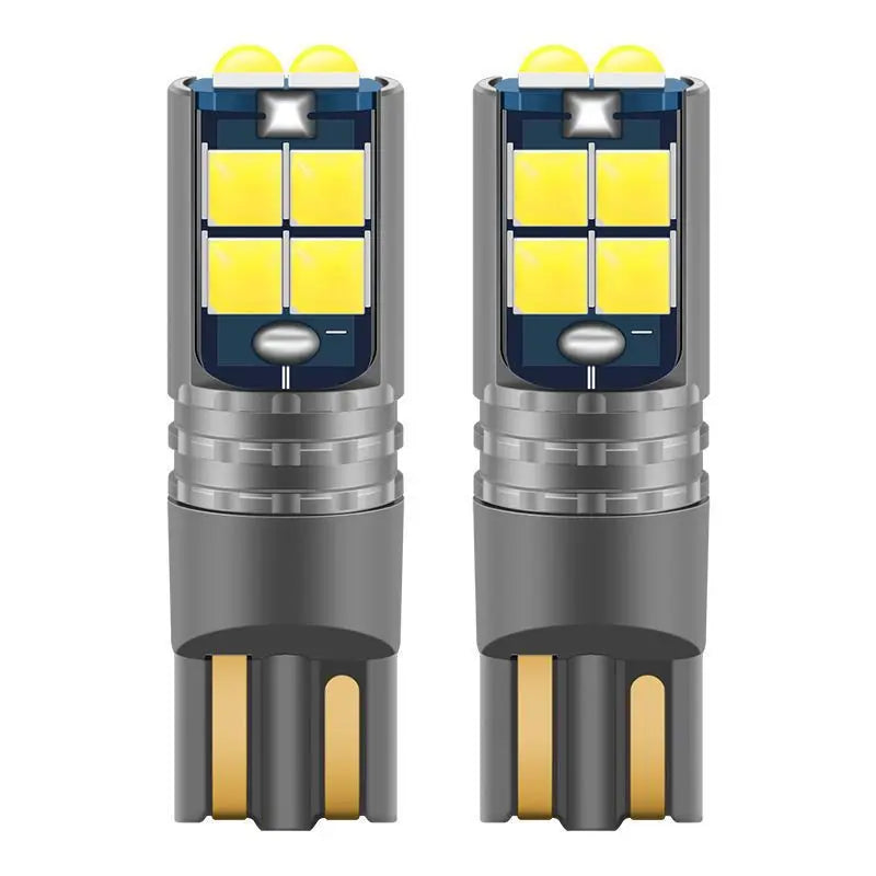 2pcs High Quality T10 W5W Super Bright Car Interior Reading Dome Light Marker Lamp 168 194 LED Auto Wedge Parking Bulbs Orange