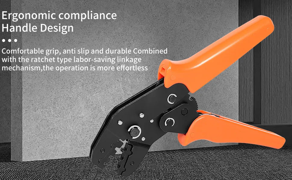 YICHENG 2.54mm Dupont Connector Kit with Ratcheting Wire Crimping Tool,Male Female Pins, Headers & Ribbon Cable