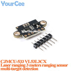5pcs/1pc Laser Ranging Sensor Module VL6180X VL53L0X VL53L8CX VL53L7CX VL53L3CX TOF250 TWTOF240UI TOF050F TOF400 Distance Sensor