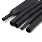 4:1 Double Wall Adhesive Heat Shrink Tubing Black Polyolefin Glue Lined Tube 4-52mm Waterproof Wire Cable Protective Sleeve