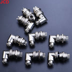 JCD GX16 90 Degree Right Angle 16mm Aviation Connector Elbow M16-2 3 4 5 6 7 8 9 10 Pin Female Plug Male Chassis Mount Socket