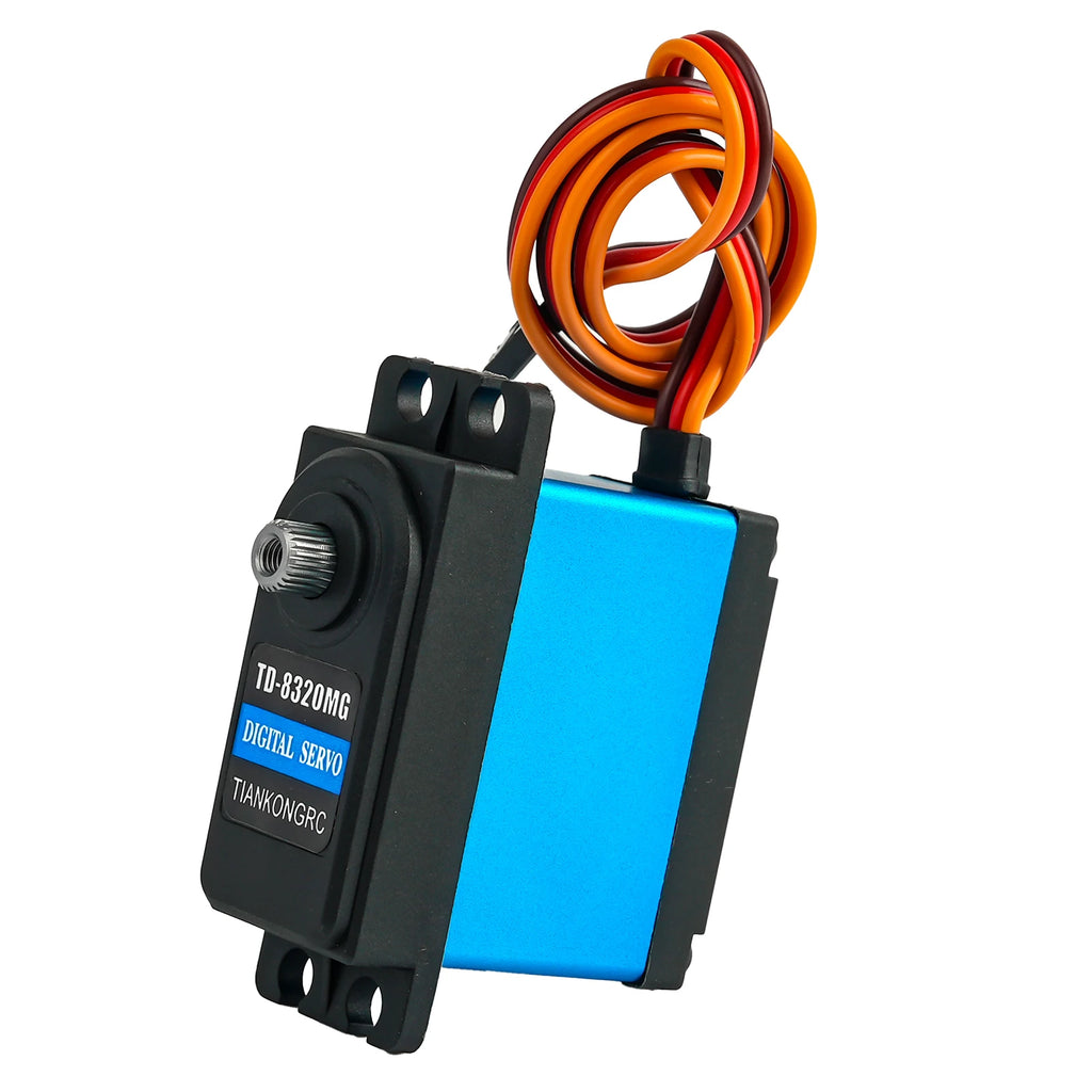 4 Set TD-8320MG Servo 20KG Waterproof Digital Servo Motor Aluminium Steel Gear for RC Car Truck Helicopter Crawler Boat Airplane