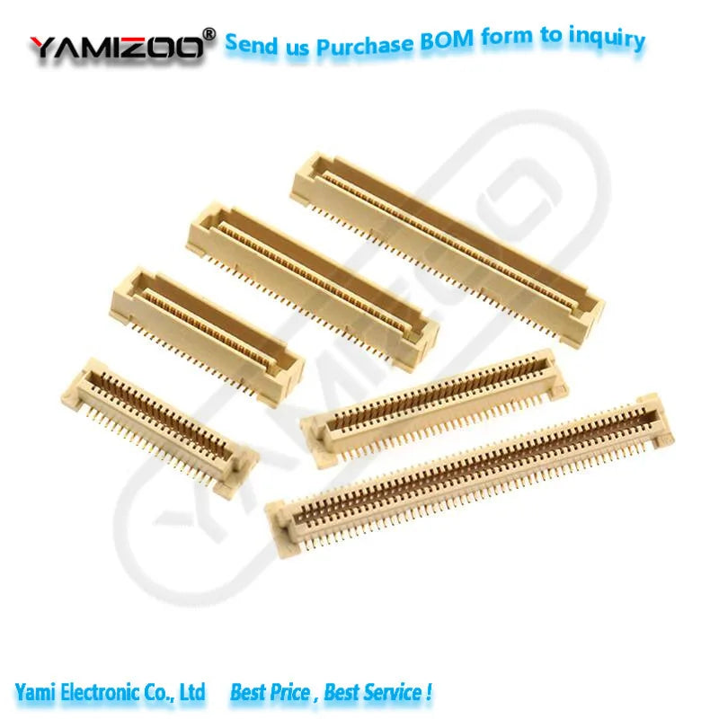 1pcs Board-To-Board Connector BTB Pitch 0.8Mm Dual Row SMD 40P/60/80/100P/120P/140P