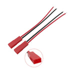 JST 2 Pin Male and Female Cable Connector JST 2P Wire Plug Jack Connectors for  LED Light Strip RC BEC Battery DIY FPV Drone