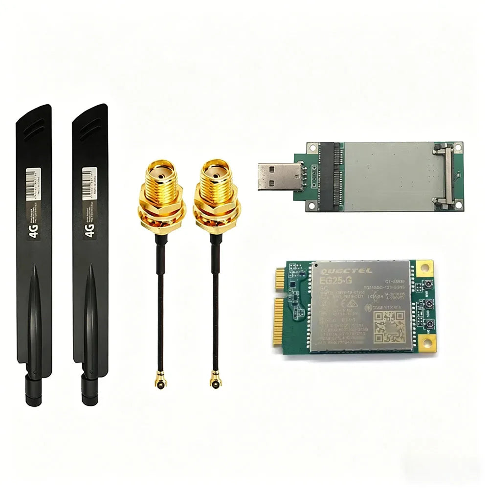 Quectel EG25-G MINIPCIE+4G Antenna USB Adapter With SIM Card Slot Global Band LTE CAT4+GNSS Module EG25GGC EG25-GC