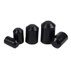 10pcs Warm Shrink End Cap Heat Shrink Cap Black Cable Sealing Cap For Protection Cable End Electrical Equipment